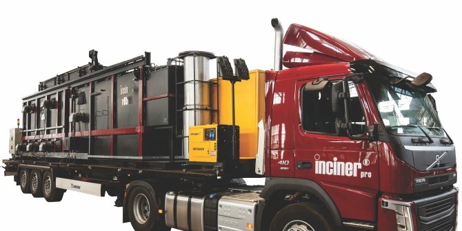 incinerator deseuri inciner pro semiremorca